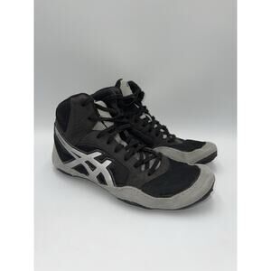 ASICS Snapdown 2 (J703Y) Black & Gray Lace Up Wrestling Boxing Shoes Boys Size 5